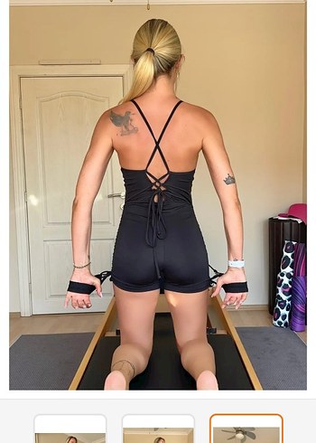 Straplez Mini Tulum - Atletik Fit Forena sporcu tulumu - Görsel 2