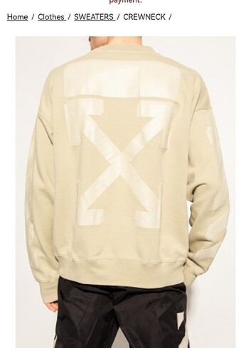 Off white sweatshirt