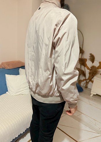 Bej Erkek Midi Boy Rahat Kesim Ceket - Görsel 4