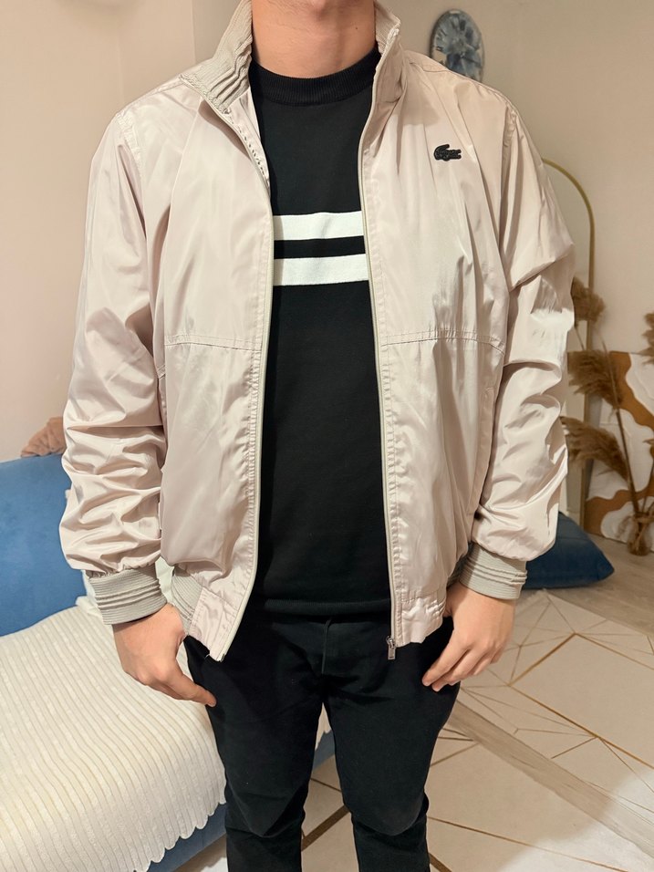 Bej Erkek Midi Boy Rahat Kesim Ceket - Görsel 2