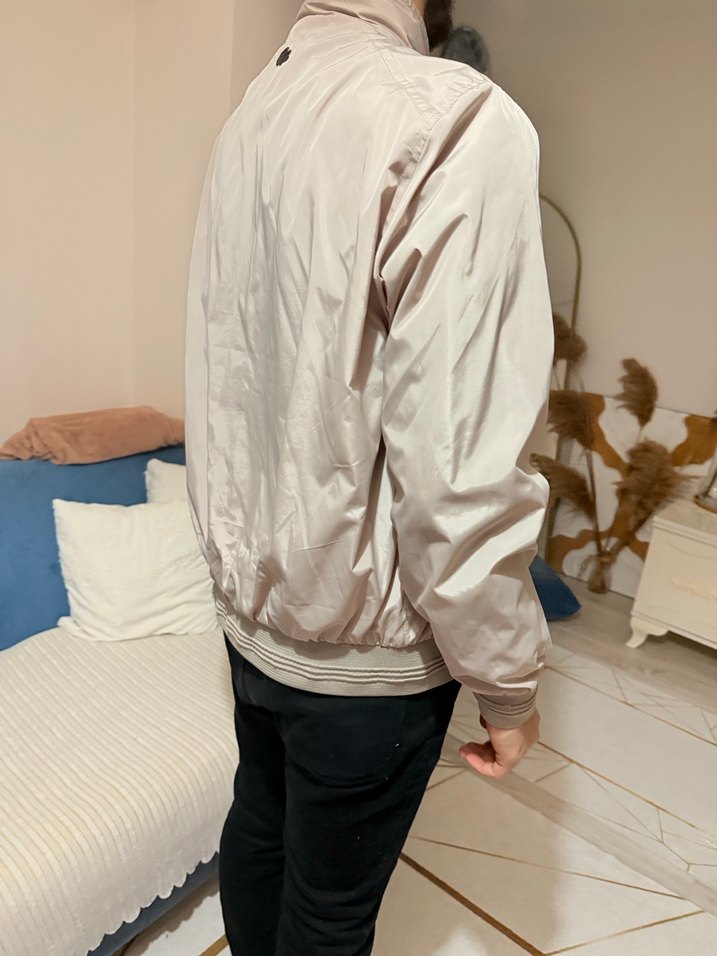 Bej Erkek Midi Boy Rahat Kesim Ceket - Görsel 4