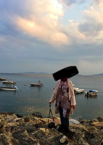 Bağlamalı Midi Bohem Kadın Kimono - Görsel 2