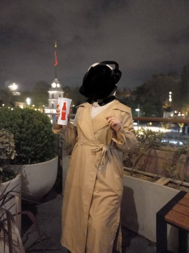 Bej Midi Kadın Trençkot - Görsel 2