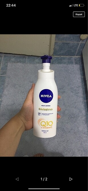 Nivea sıkılaştırıcı vücut kremi