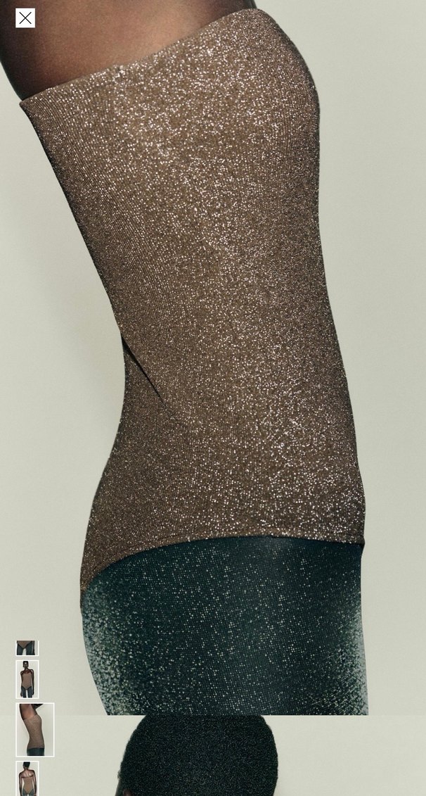 Zara gold simli üst - Görsel 2