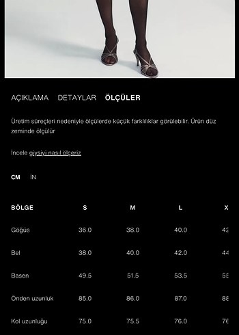 Zara saten elbise - Görsel 2