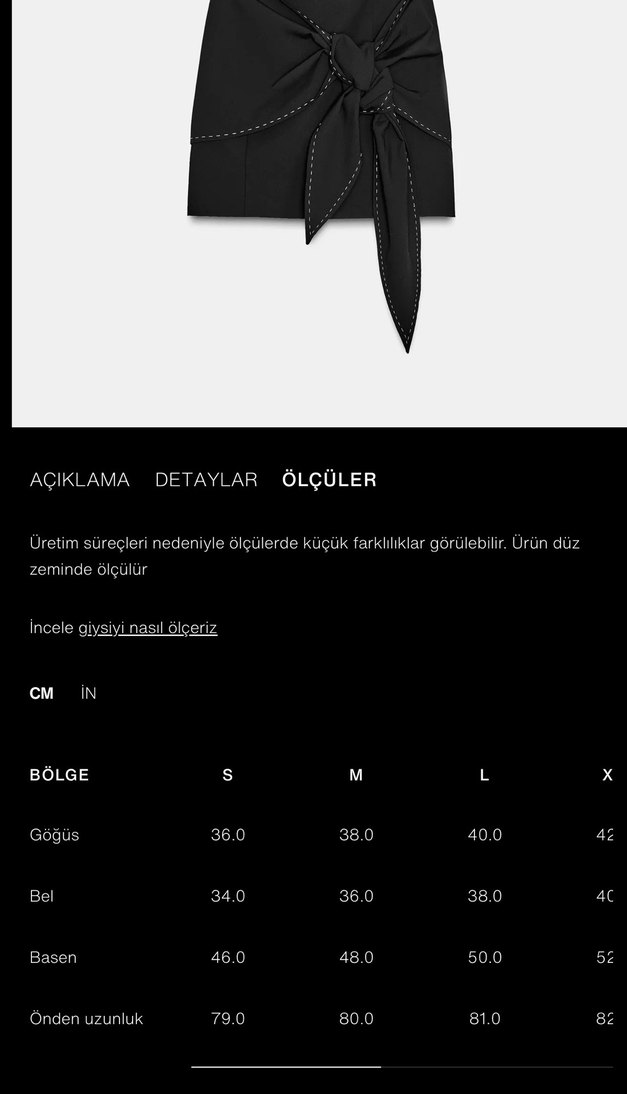 Zara Siyah Kemerli Mini Halter Yaka Elbise - Görsel 2