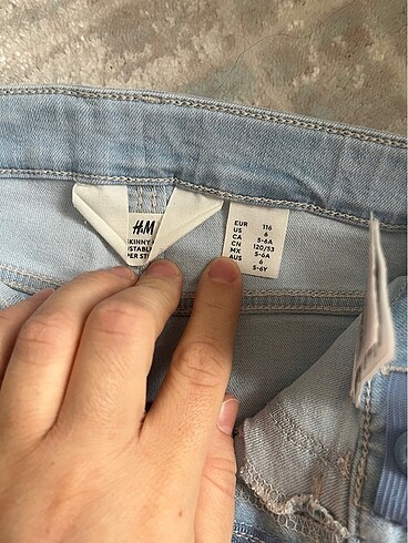 5 Yaş Beden çeşitli Renk H&M kız çocuk kot pantalon