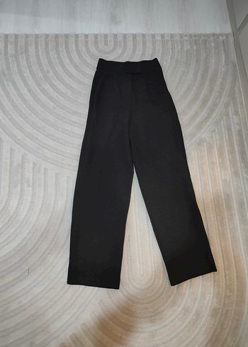 Kadın Siyah kumaş pantolon - Görsel 6
