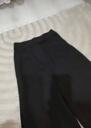 Kadın Siyah kumaş pantolon - Görsel 3