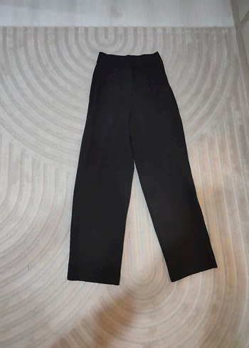 Kadın Siyah kumaş pantolon - Görsel 5