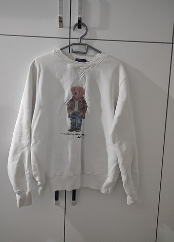 Beyaz sweatshirt 