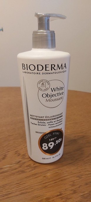 bioderma white objective foaming cleanser