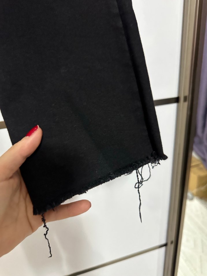 Siyah Kadın Denim Jean - Görsel 2