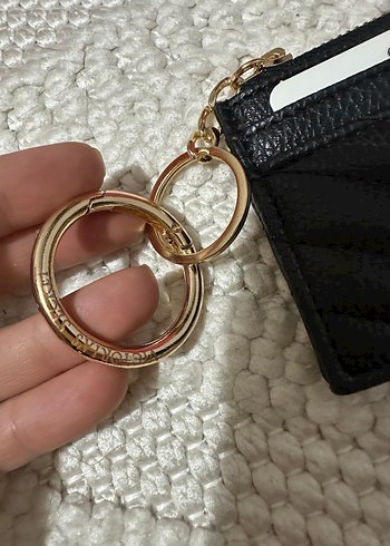 Victoria's Secret Siyah Deri Fermuarlı Cüzdan - Görsel 2