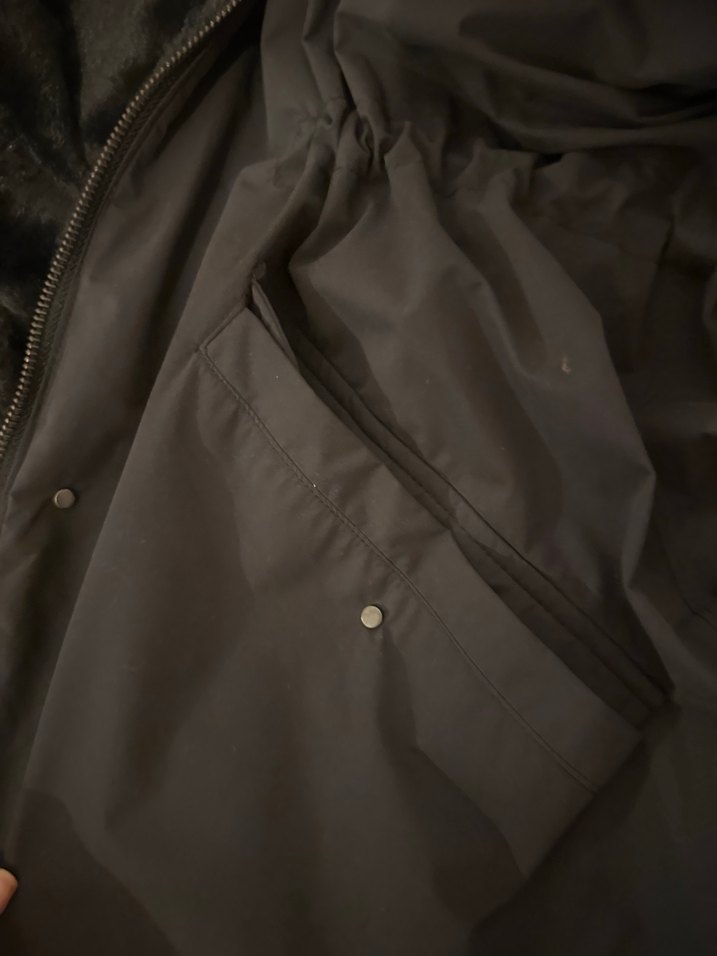 Oysho siyah mont parka - Görsel 5