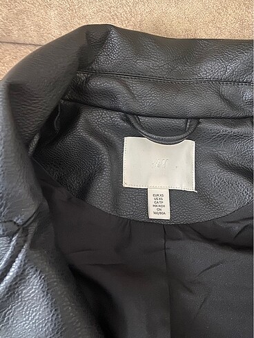 xs Beden H&M Oversize Deri Ceket