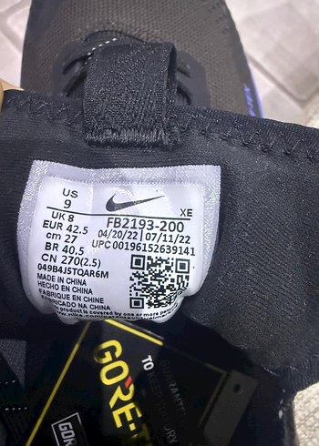 Nike Trail Siyah Erkek Koşu ve Antrenman Ayakkabısı - Görsel 6