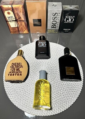 Diesel / Aqua Di gio / Hugo boss / Tom Ford 