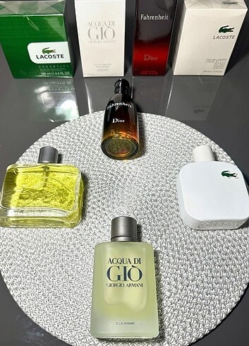 Aqua Di Gio / Fahrenheit / Lacoste / Lacoste 