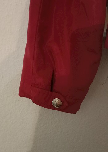 Parlak Kırmızı Kadın Midi Ceket - Görsel 6