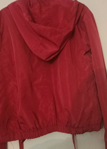 Parlak Kırmızı Kadın Midi Ceket - Görsel 5