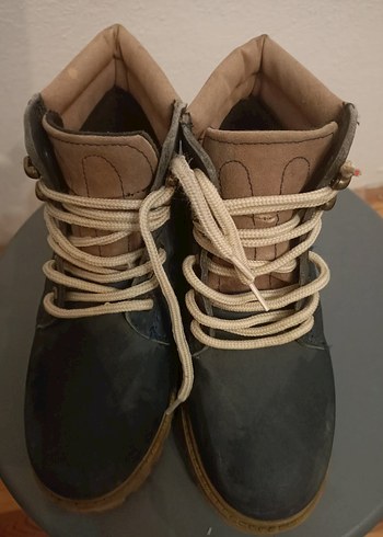 Lacivert Bohem Tarz Erkek Bağcıklı Bot - Görsel 3