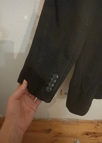 Siyah Uzun Klasik Kaban - Görsel 6