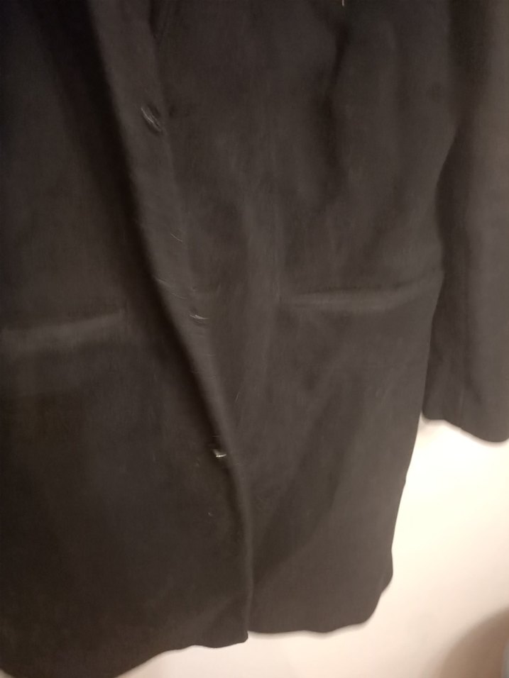 Siyah Uzun Klasik Kaban - Görsel 3