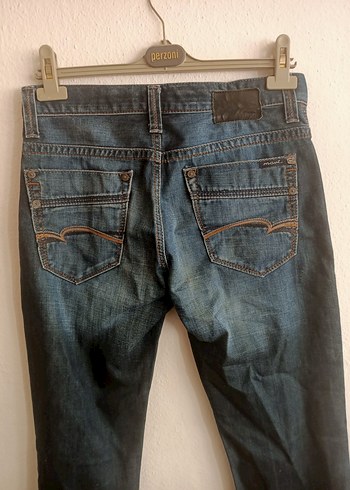 Erkek Lacivert Denim Regular Fit Kot Pantolon - Görsel 3