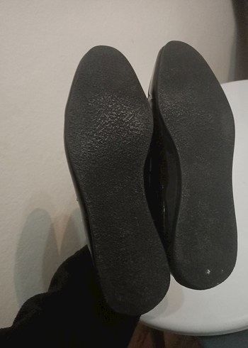 Klasik Siyah Tokalı kadın Ayakkabı - Görsel 3