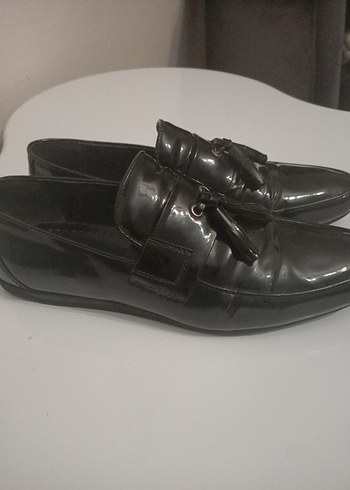 Klasik Siyah Tokalı kadın Ayakkabı - Görsel 2