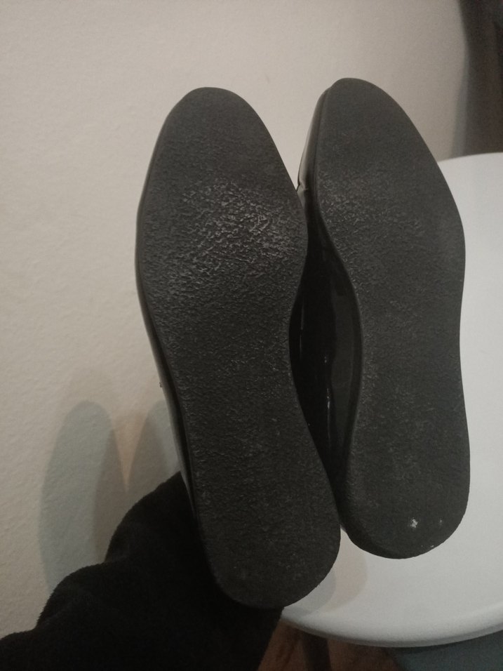 Klasik Siyah Tokalı kadın Ayakkabı - Görsel 3