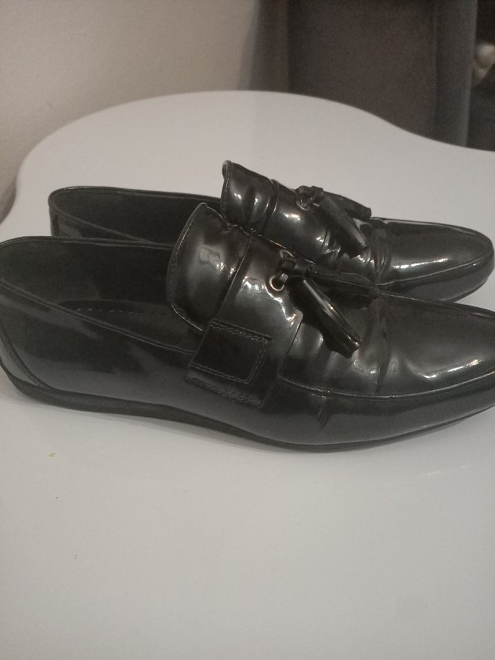 Klasik Siyah Tokalı kadın Ayakkabı - Görsel 2