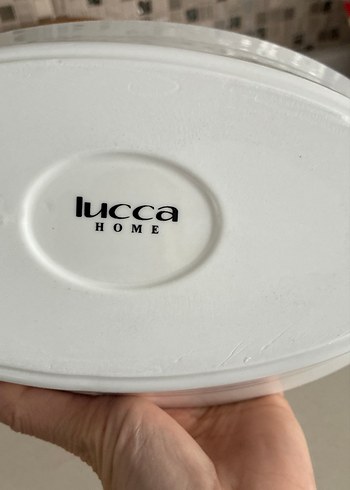 Pembe Gül Desenli Seramik Tabak - Görsel 2