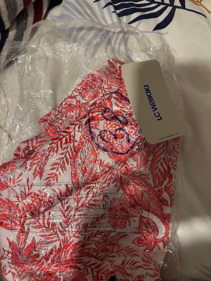 1 ALANA 1 BEDAVA !!! Renkli Desenli yazlık pantolon - Görsel 5