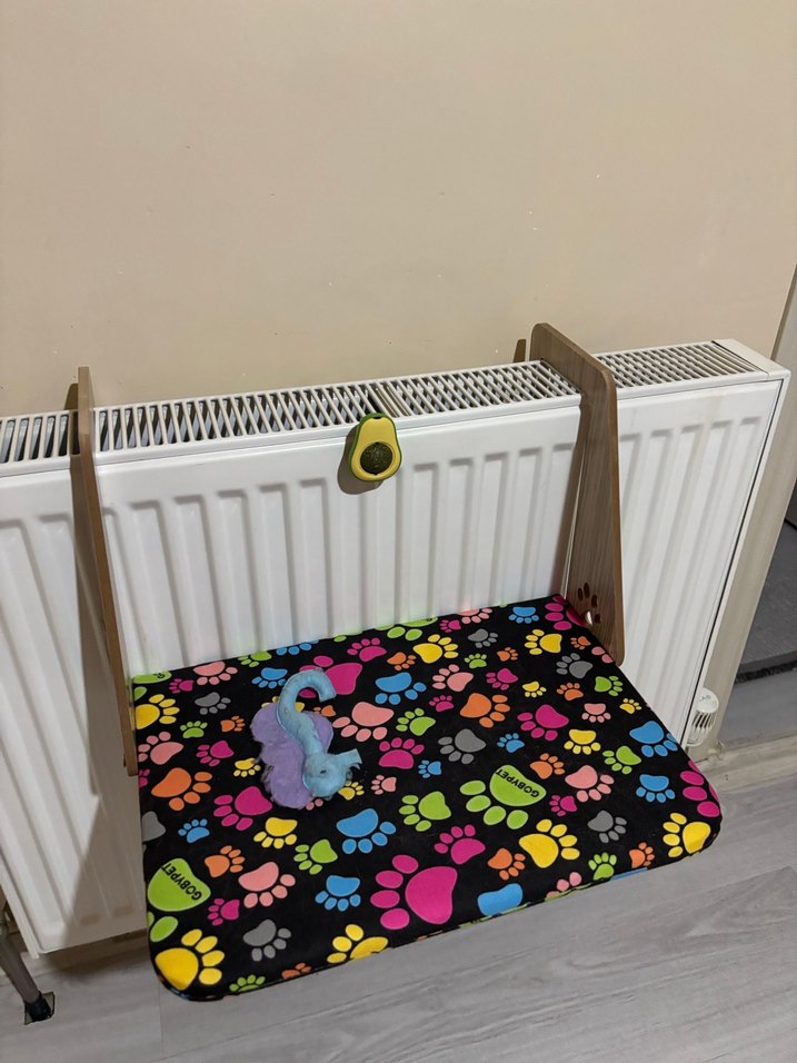 Renkli Desenli Ahşap hamak ve petek yatağı - Görsel 2