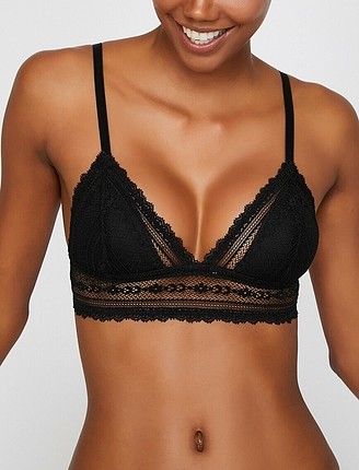 Koton siyah bralet