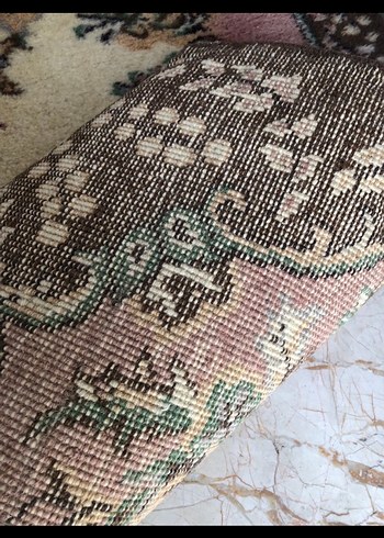 Koyu Renkli Çok Renkli ısparta yün halı - Görsel 2