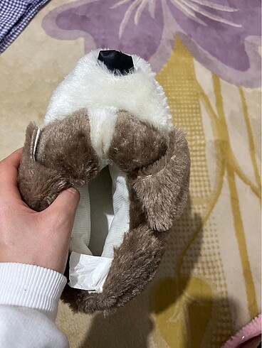 38 Beden Hayvanlı peluş panduf