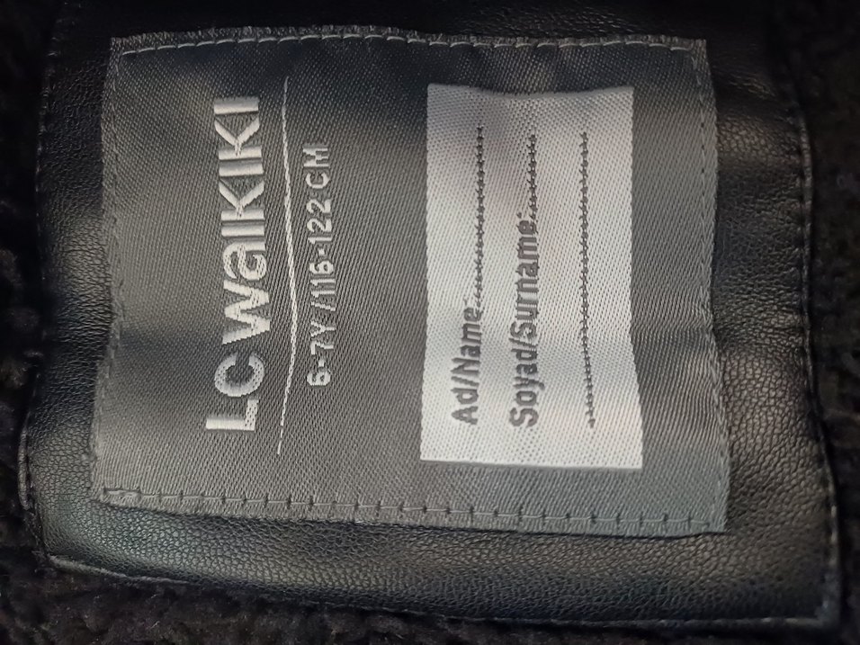 Erkek Çocuk Siyah Deri Biker Mont - Görsel 3