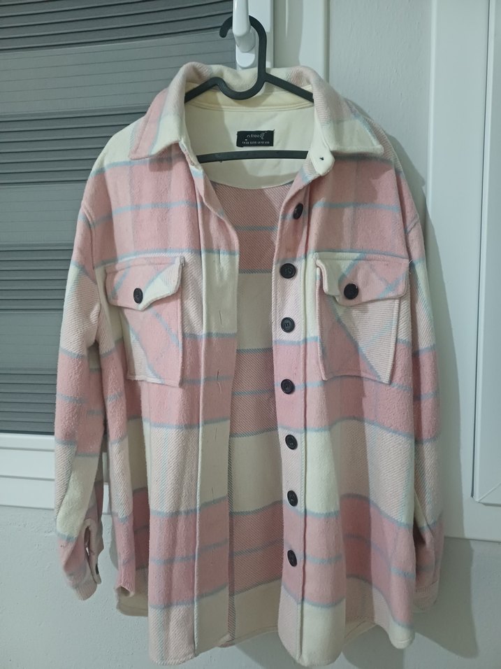 oduncu gömlek ceket - Görsel 4