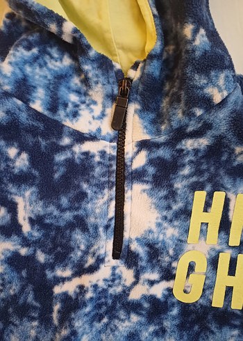 Erkek Çocuk Kapüşonlu Batik Desen Sweatshirt - Görsel 3