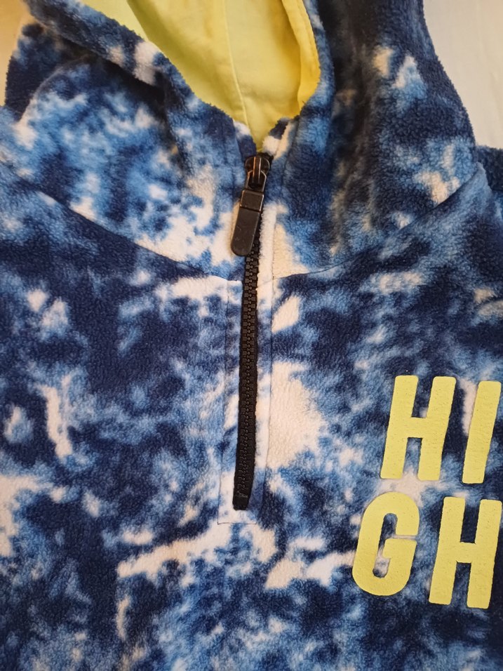 Erkek Çocuk Kapüşonlu Batik Desen Sweatshirt - Görsel 3