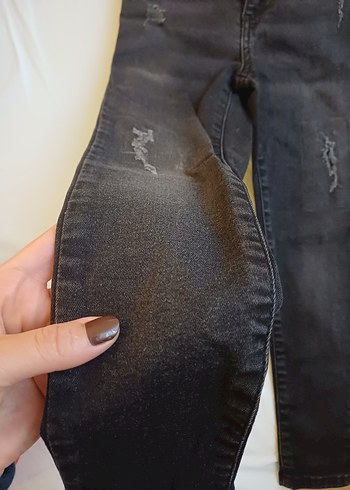 Siyah Erkek Çocuk Kot Pantolon - Görsel 6