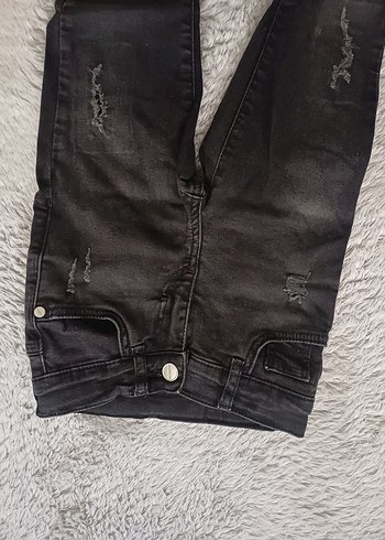 Siyah Erkek Çocuk Kot Pantolon - Görsel 3