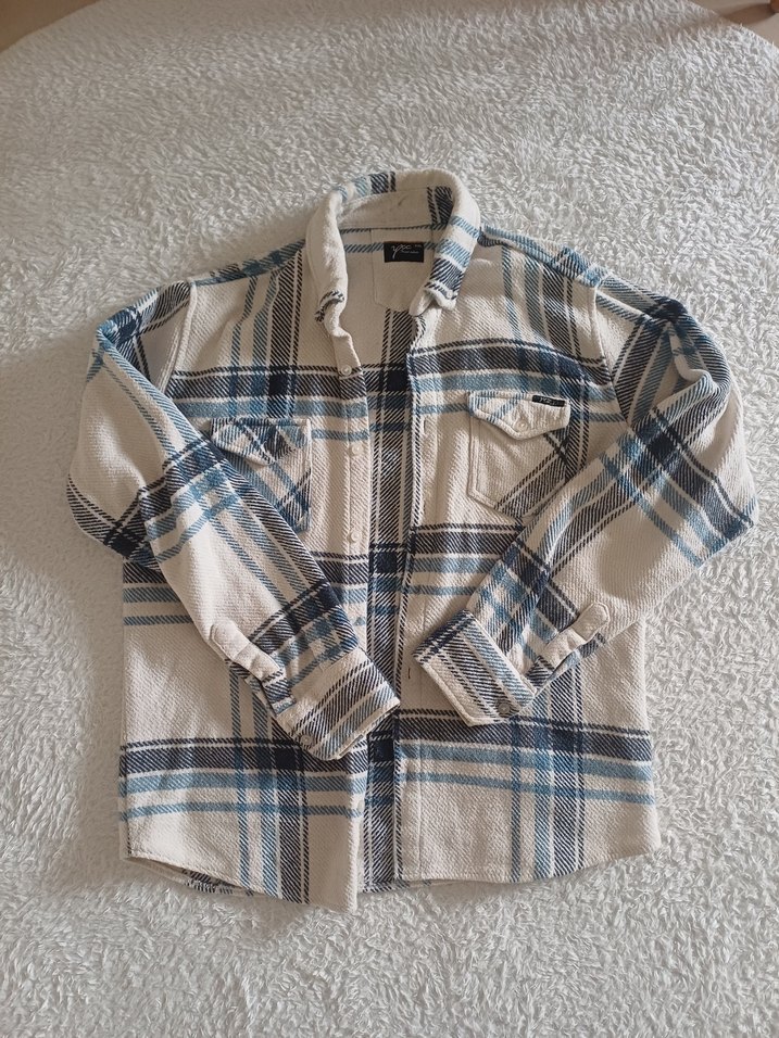 Düğmeli Ekose Desenli erkek Gömlek - Görsel 4