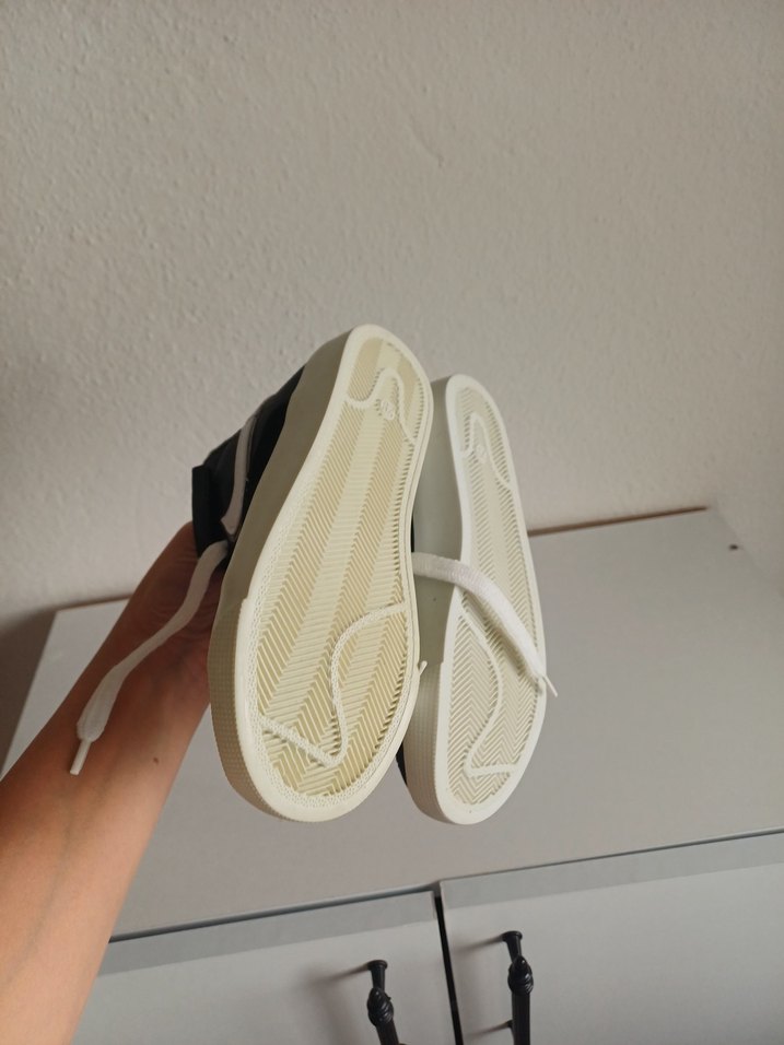 Siyah Nike Spor Ayakkabı Kadın Sneakers - Görsel 4