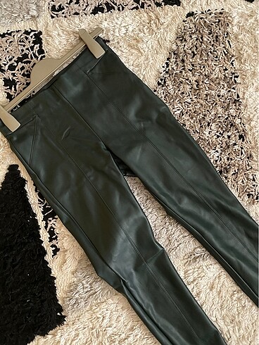 xs Beden Zara Deri Tayt Pantolon