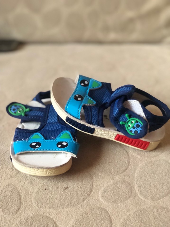 Renkli Erkek Bebek İlk Adım Ayakkabısı - Görsel 2